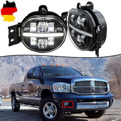  LED Nebelscheinwerfer DRL Für 2002-2008 Dodge Ram 1500 2003-2009 Ram 2500 3500