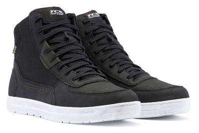 Motorcycle Shoes TCX MOOD 2 GORE-TEX  BLACK/WHITE/GREEN