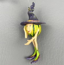 Dept 56 Krinkles Patience Brewster Halloween Gourd Witch Ornament Box
