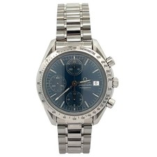 Omega 39mm Speedmaster Date Blue Dial Automatic Watch 3511.80.00 - 2010 Card
