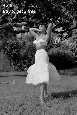 4x6   - Bettie Page - Vintage Publicity - 1960s - Retro Model Archive - Photo