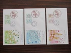 Japan Stamp First Day Cover Happy Greetings 3 Covers 2019