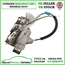 OE NEW CITROEN BERLINGO MK3 DRIVERS SIDE RIGHT FRONT DOOR LOCK 2019>