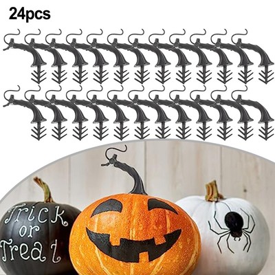 Plastic Pumpkin Stems Halloween Decorations Wide Application Easy To Use