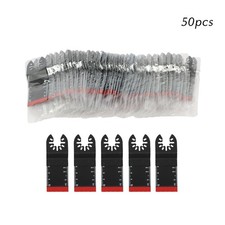 50Pcs Bi-Metal Oscillating Saw Blades 34MM Multi Tool Blades Kit Metal Cutting