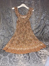 Bebop Dress Size Large Ruffle  Floral Boho Whimsical