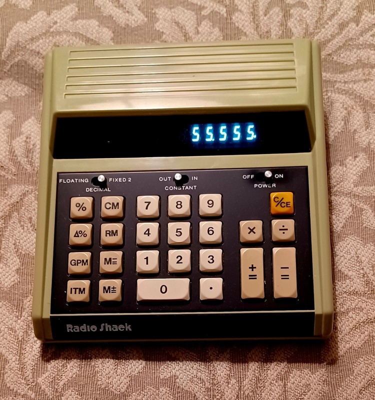 Vintage Radio Shack Model EC-2001 65-660 Calculator in Pristine Condition