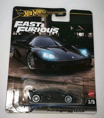 Hot Wheels Koenigsegg CCXR Fast Furious Real Rider Premium