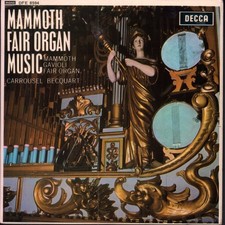 Carrousel Becquart Mammoth Gavioli Fair Organ Music 7" vinyl UK Decca 1964 mono