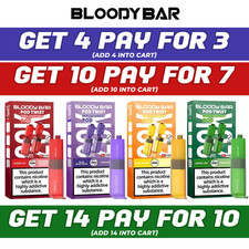 Bloody Bar Ultra Twist 20k Refill Pods | Bloody Bar 20000 Puffs Replaceable |