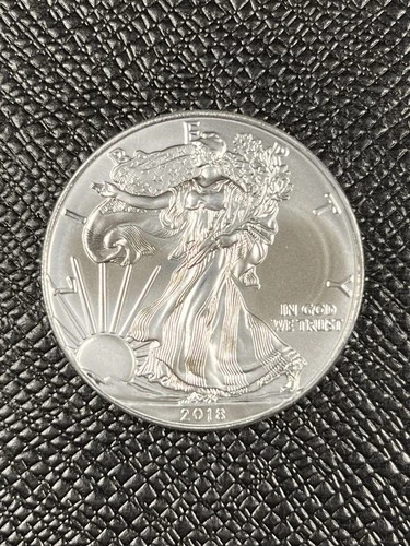 2018 - 1 oz American Silver Eagle Coin Brilliant Uncirculated