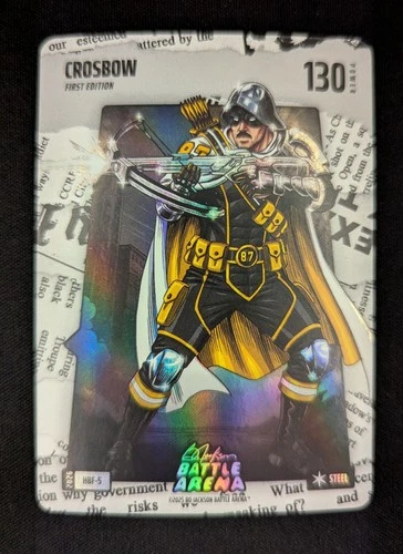 Headliner Battle Foil `Crosbow` Sidney Crosby Steel Bo Jackson Battle Arena