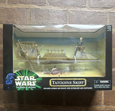 Hasbro Star Wars Power of the Force Tatooine Skiff Vehicle w  Luke 1998 MIB 003A