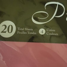 Canvas Cardstock 20 Sheets, Made in USA, Great Craft Color Paper