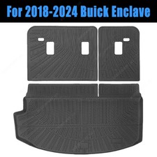 For 2018-2024 Buick Enclave TPE Backrest Mats Trunk Cargo Liner All Weather New
