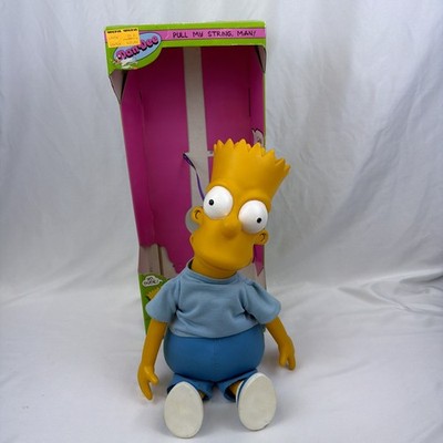 The Simpsons Pull-String TALKING BART SIMPSON 19'' Doll by Dandee - w/ Box