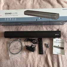 Groov-e 75W Compact Bluetooth Soundbar Black - GVSB03BK Bluetooth Speaker New