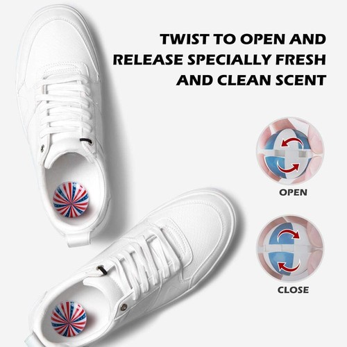 Neu Schuh Deodorizer Bälle Sneaker Locker Geruchsbeseitiger Duftbälle (8er Pack) - Bild 17 von 18