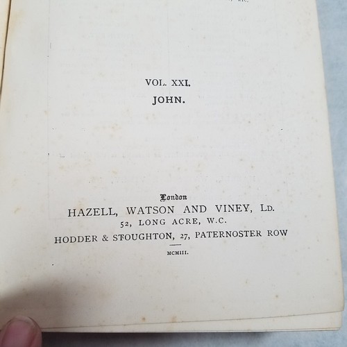 The People's Bible Vol 21: John - 1903 Hardcover by Joseph Parker - Picture 9 of 13