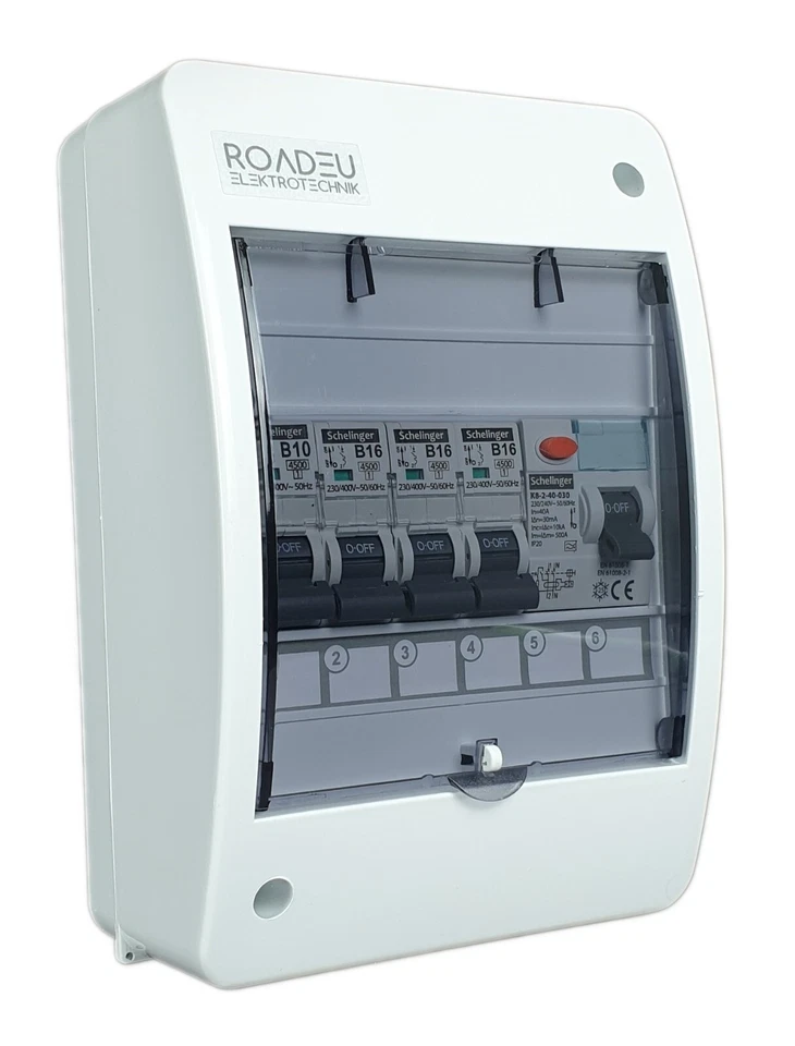 Leitungsschutzschalter, Sicherungskasten Fi Schutzschalter 40A, B16A B10A, 230V - Bild 2 von 4