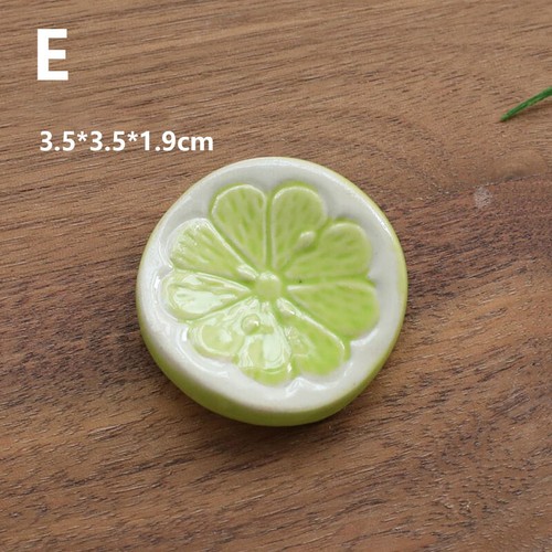 Soporte para palillos en forma de fruta estante de cerámica cubiertos cuchillos mesa hogar regalo - Imagen 21 de 35