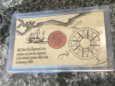 HIGH GRADE-GENUINE 1808 INDIA 10 CASH ADMIRAL GARDNER SHIPWRECK SANK 1809-JUL702