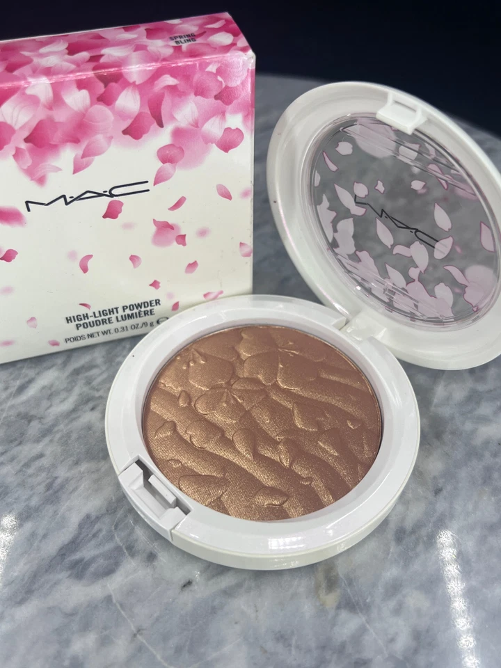 MAC Highlight Powder Mineralize Skinfinish Highlighter Bronzer SPRING BLING NIB - Image 2 of 4