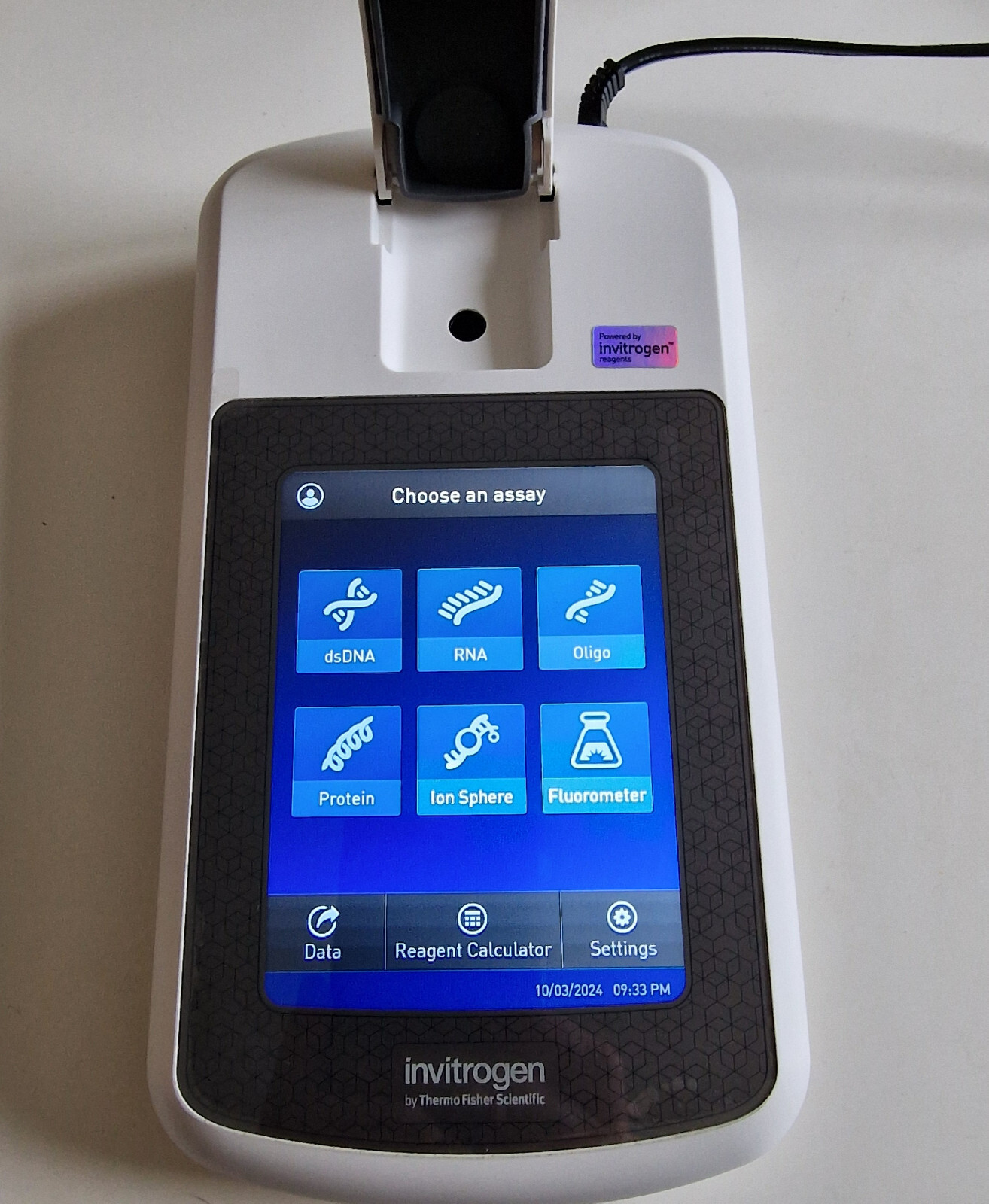 Thermo Invitrogen Qubit 4 DNA RNA Oligo Ion Protein Fluorometer eBay