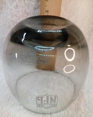 Bicchiere da whisky vintage Washington Redskins NFL 3" fumè lowball vetro Rolly Po - Foto 13 di 14