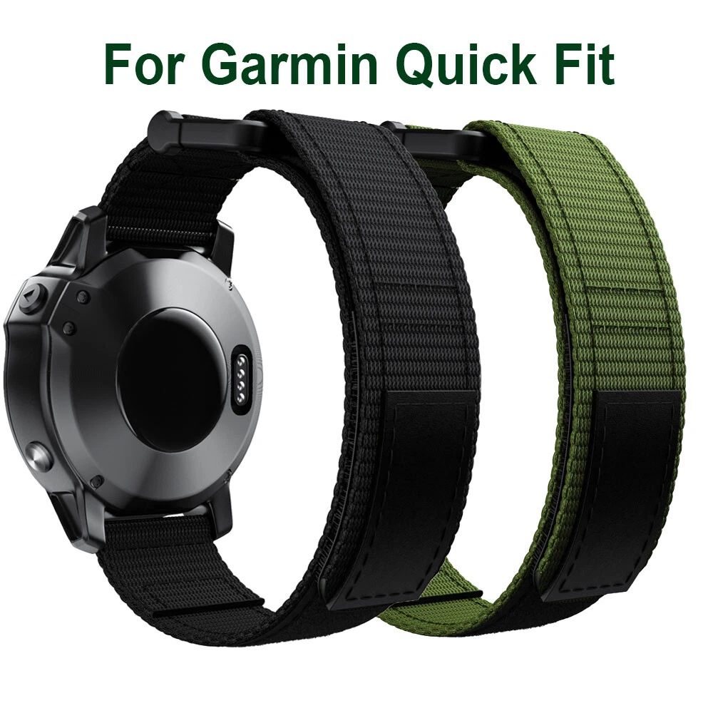 Easyfit Nylon Watch Band for Garmin Fenix 7X 6X Pro 5X 3 Bracelet 26mm Strap