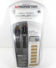 Monster Cable Just Hook It Up High Performance Superflat HDMI Cable - 8 Ft