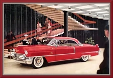 1956 Cadillac Coupe DeVille Red , Toolbox / Refrigerator Magnet, 42 MIL