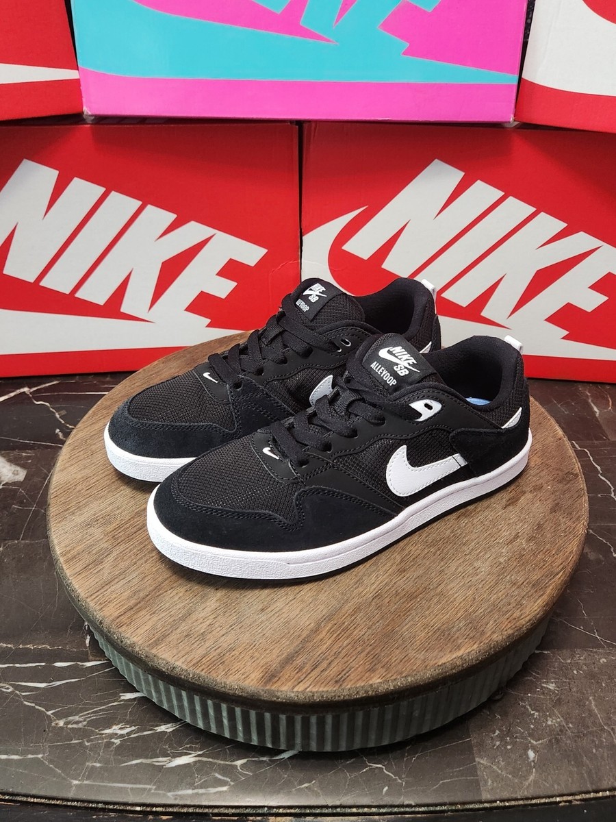 100% AUTHENTIC DS!! NEW NIKE SB ALLEYOOP' BLACK WHITE SIZE 100% AUTHENTIC DS!! NEW NIKE SB ALLEYOOP' BLACK WHITE SIZE