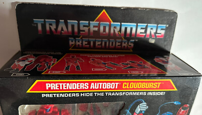 VINTAGE G1 TRANSFORMERS PRETENDERS CLOUDBURST COMPLETE IN