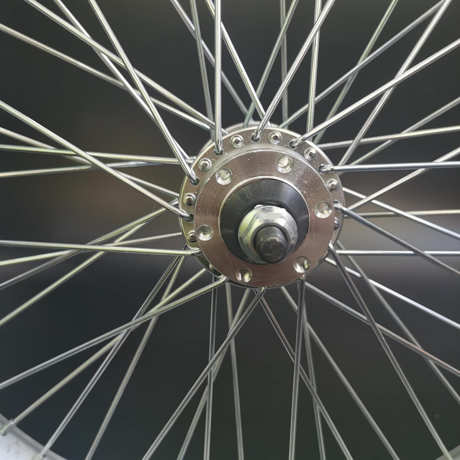20" Heavy Duty Bicycle Rear Wheel Bike Rim 12G, Double Wall Aluminum Alloy Wheel