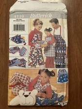 Butterick - See & Sew - 4119- Adult & Child Matching Aprons Sewing Pattern Uncut