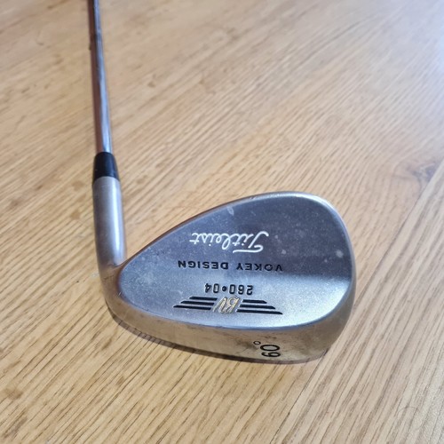 Titleist Vokey Design 260-04 60 * Lob Wedge Stahl Stiff 35" Herren Golfschläger R.H. *