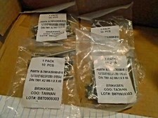 McMASTER CARR 32 FLAT SOCKET CAP HEAD HEX DRIVE SCREWS DIN 7991 A2 M6-1.0 X 60