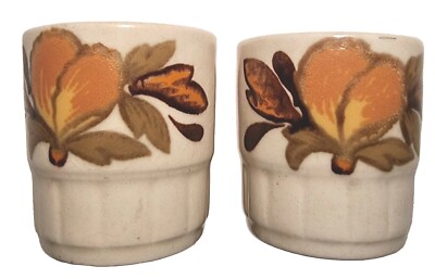 Vintage Retro Palissy Kismet England Paar Eierbecher.