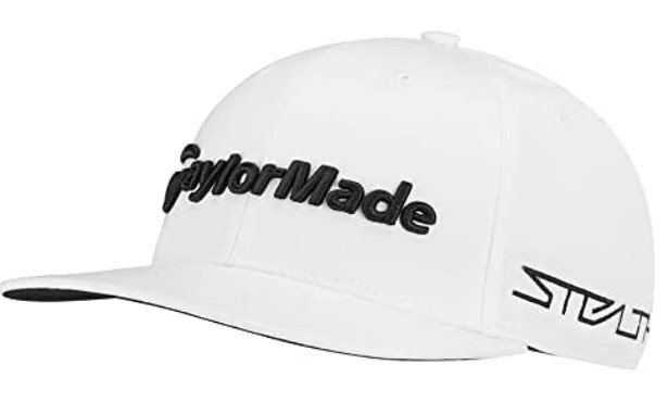 TaylorMade Evergreen Tour Flat Bill Cap - White