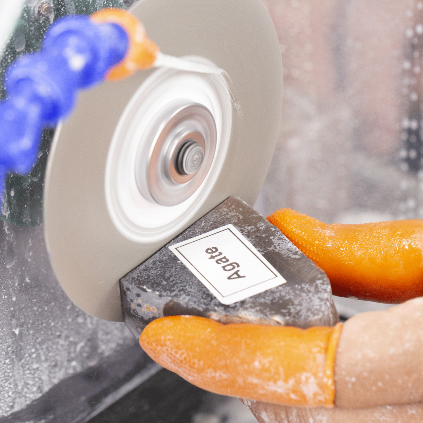 6" inch Grit 240 Diamond Grinding Disc Coated Flat Lap Disk Glass Lapidary Tools