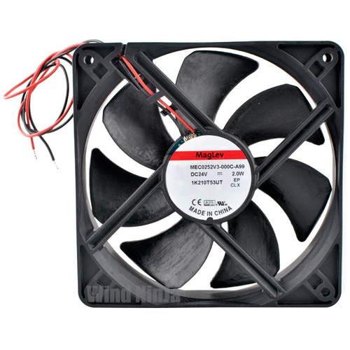 MEC0252V3-000C-A99 120mm 120x120x25mm DC24V Cooling fan for frequency converter - Picture 4 of 6