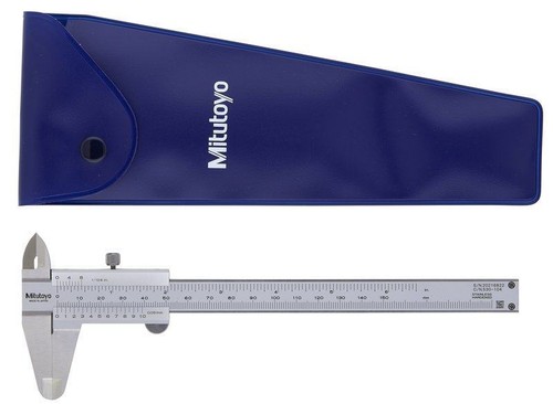 Mitutoyo Vernier Caliper Standard 530-104 0-150mm 0-6\" Stainless Steel - Picture 7 of 7
