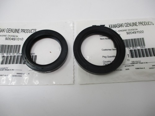 Genuine Kawasaki 92049-7022 92049-7010 Crankcase Oil Seals FH601D FH721D FH770D - Picture 4 of 6