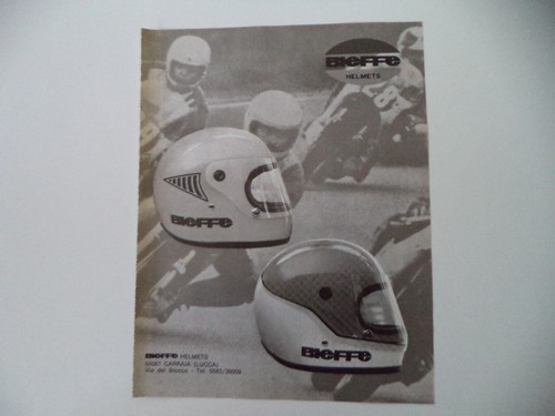 advertising Pubblicità 1976 CASCO BIEFFE HELMETS | eBay