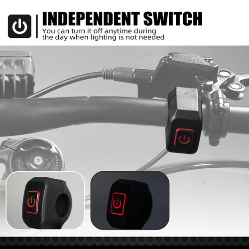For Sur Ron Surron Light Bee X S L1E LED Headlight Light Bar Plug & Play Switch - Picture 5 of 11