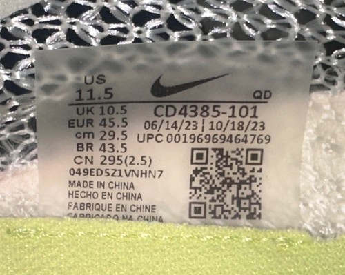 NIKE Air Victory Sail White Mid Distance Track Cleats Spikes 6 7 7.5 8 10 12 13 - Picture 14 of 17