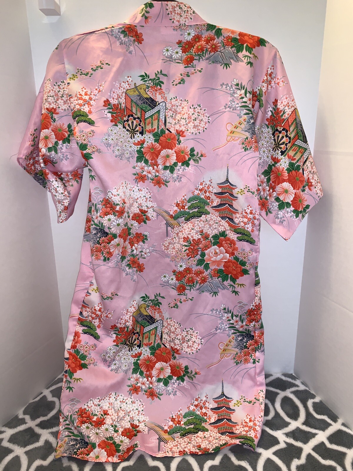 ICHI BAN Japanese Robe Kimono Light PInk Medium Made … Gem