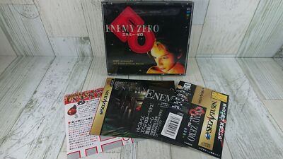 Sega Saturn Enemy Zero Embossed Jacket w/Obi Japanese Version USED Game