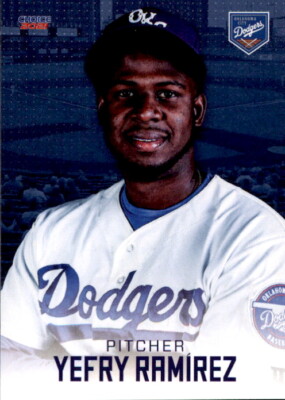 2021 Oklahoma City Dodgers Choice #17 Yefry Ramirez Dominican Republic DR Card
